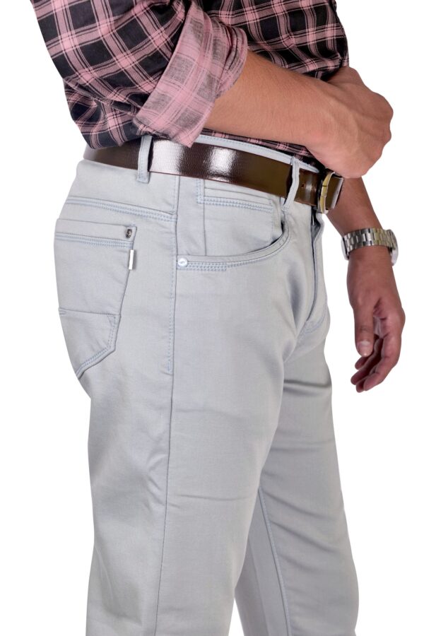 Cotton Knitting Stretchable Gray