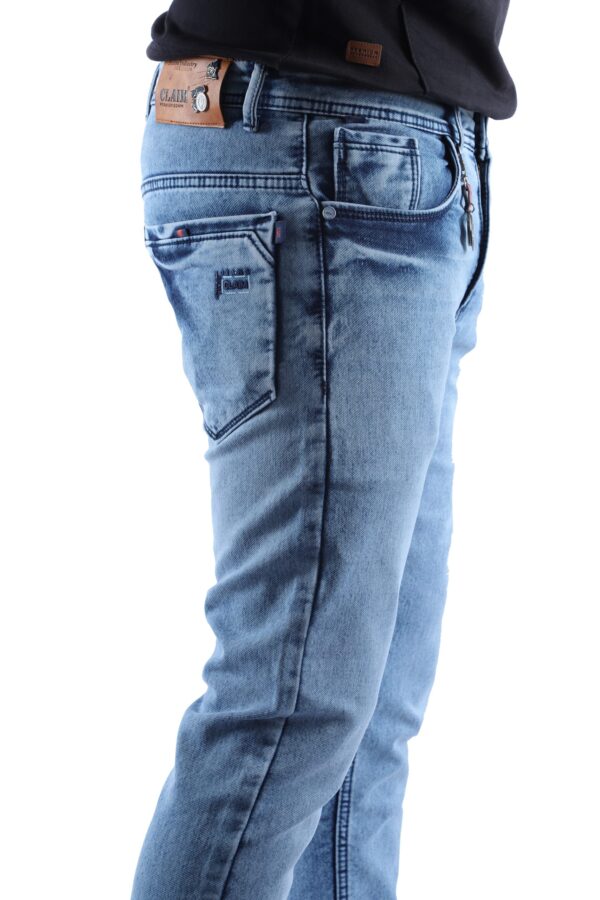 Denim Knitted Lycra-Sky Blue