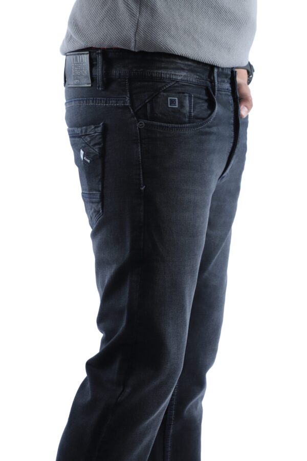 Denim Knitted Lycra-Carbon Black