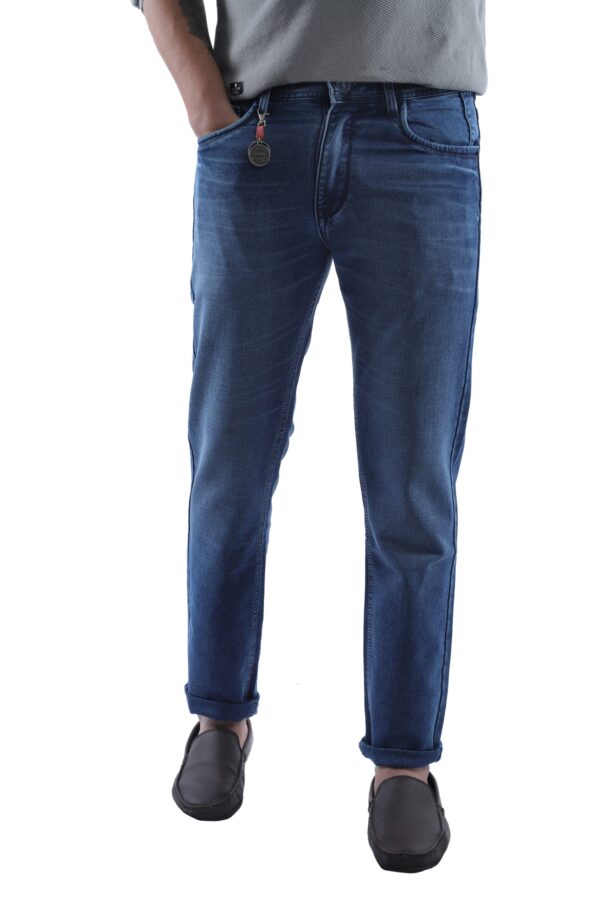 Denim Knited Lycra -Blue-NEW